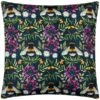 Wylder Nature House Of Bloom Zinnia Bee Outdoor Cushion