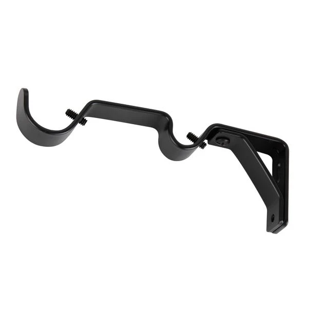 Oslo Double Layer Extendable Metal Curtain Pole With Rings 12 Oslo Double Layer Extendable Metal Curtain Pole With Rings - Image 12