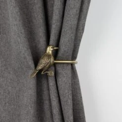 Pair Of Meadow Pipit Curtains Holdbacks