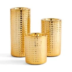 Set Of 3 Dimpled Tealight Holders 11 Set Of 3 Dimpled Tealight Holders -Home Decor Shop 30851427 alt03