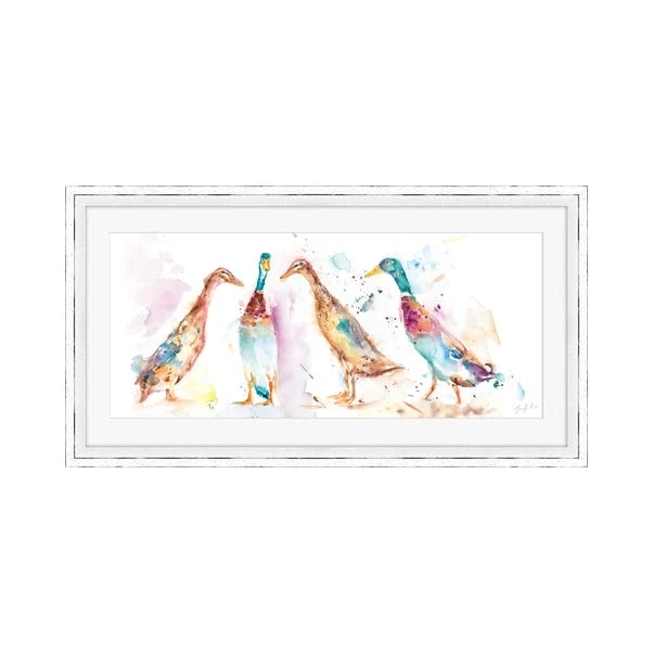 The Art Group Runner Ducks Framed Print 2 The Art Group Runner Ducks Framed Print - Image 2