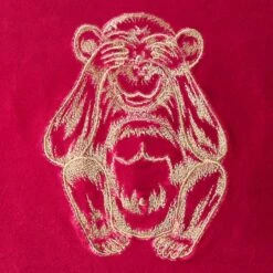 Three Monkeys Velvet Cushion 8 Three Monkeys Velvet Cushion -Home Decor Shop 30864118 alt03