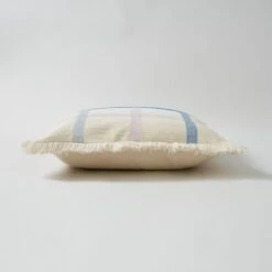 Woven Check Cotton Square Cushion -Home Decor Shop 30864441 alt05