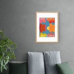 East End Prints Love Is Love III Framed Print -Home Decor Shop 30864936