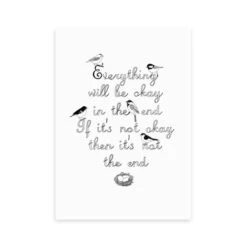 East End Prints Everything Will Be Okay Framed Print -Home Decor Shop 30865131 alt01