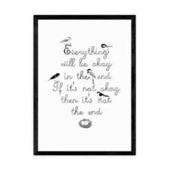 East End Prints Everything Will Be Okay Framed Print -Home Decor Shop 30865136 alt01