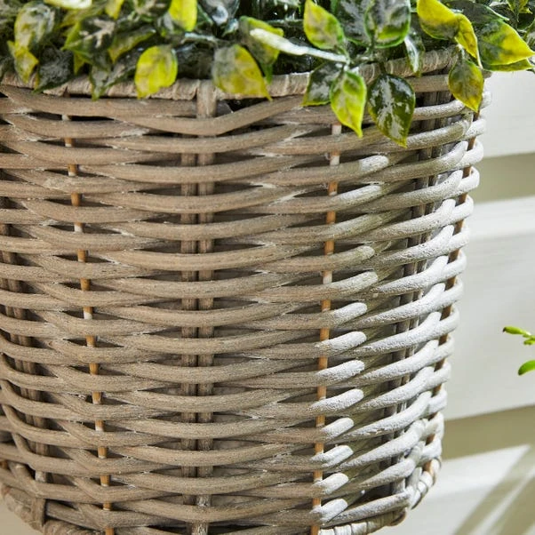 Artificial Lavender In Wall Mounted Planter 2 Artificial Lavender In Wall Mounted Planter - Image 2