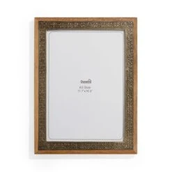 Detailed Gold Metal Wooden Edge Photo Frame 23 Detailed Gold Metal Wooden Edge Photo Frame -Home Decor Shop 30868083 alt03