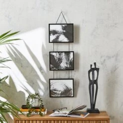 Metal Hanging Chain Multi Photo Frame -Home Decor Shop 30868996