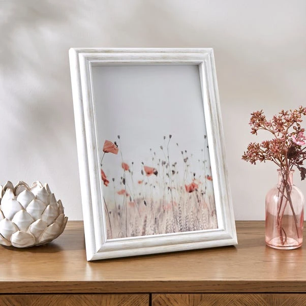 Churchgate Washed Wooden White Photo Frame 5 Churchgate Washed Wooden White Photo Frame - Image 5