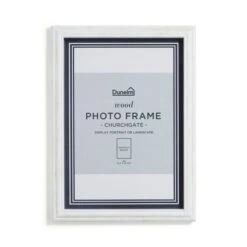 Churchgate Washed Wooden White Photo Frame 19 Churchgate Washed Wooden White Photo Frame -Home Decor Shop 30870119 alt03