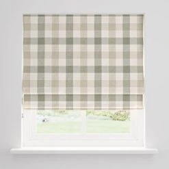 Large Check Daylight Roman Blind -Home Decor Shop 30873261 alt02