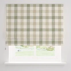 Large Check Daylight Roman Blind -Home Decor Shop 30873261 alt03