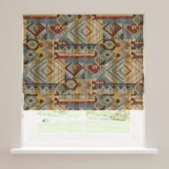 Evander Red Roman Blind -Home Decor Shop 30873436 alt02