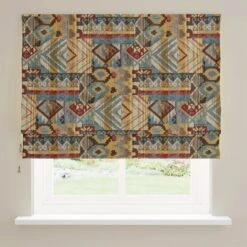 Evander Red Roman Blind -Home Decor Shop 30873440 alt03