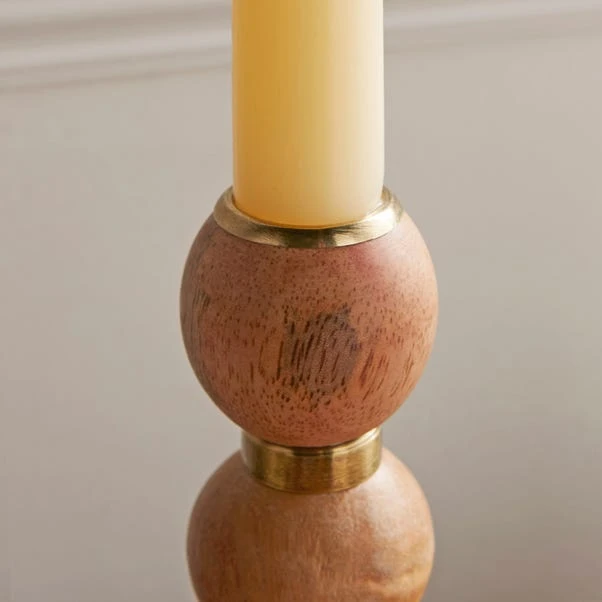 Wooden Candlestick Holder 3 Wooden Candlestick Holder - Image 3