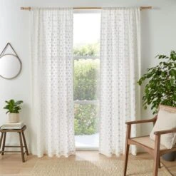 Casimir Chenille Slot Top Voile Panel 39 Casimir Chenille Slot Top Voile Panel -Home Decor Shop 30876214 alt05