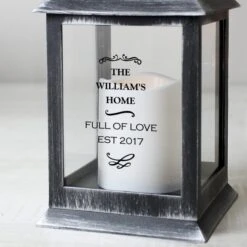 Personalised Antique Scroll Lantern -Home Decor Shop 30878232 alt01