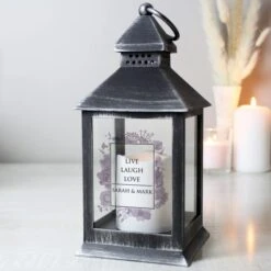 Personalised Soft Watercolour Lantern -Home Decor Shop 30878240 alt02