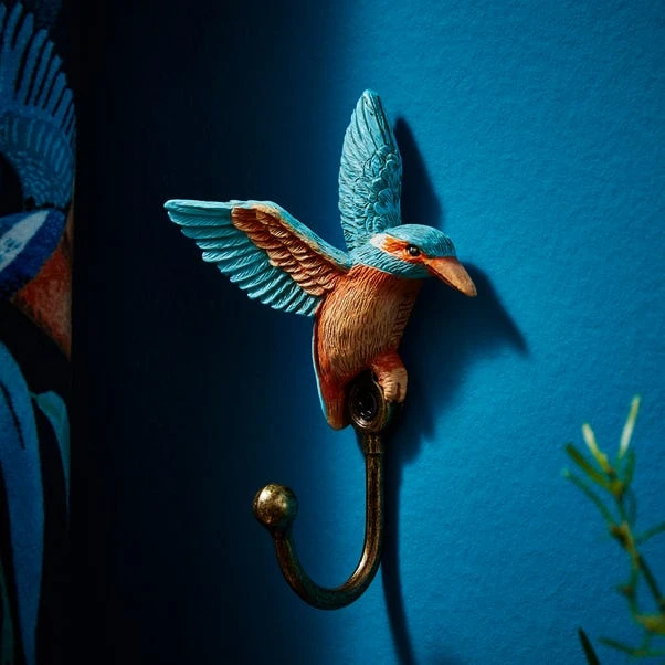 Kingfisher Curtain Tieback Hooks 2 Kingfisher Curtain Tieback Hooks - Image 2