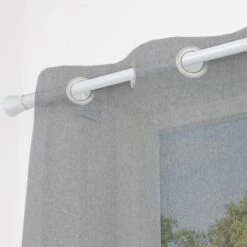 No Drills Trumpet Extendable Metal Eyelet Curtain Pole 34 No Drills Trumpet Extendable Metal Eyelet Curtain Pole -Home Decor Shop 30883265 alt02