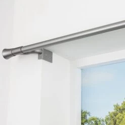 No Drills Trumpet Extendable Metal Eyelet Curtain Pole 26 No Drills Trumpet Extendable Metal Eyelet Curtain Pole -Home Decor Shop 30883291