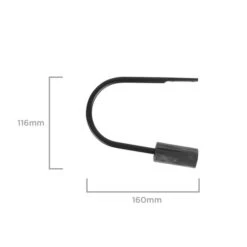 Marble Matt Black Curtain Holdbacks -Home Decor Shop 30883344 alt09