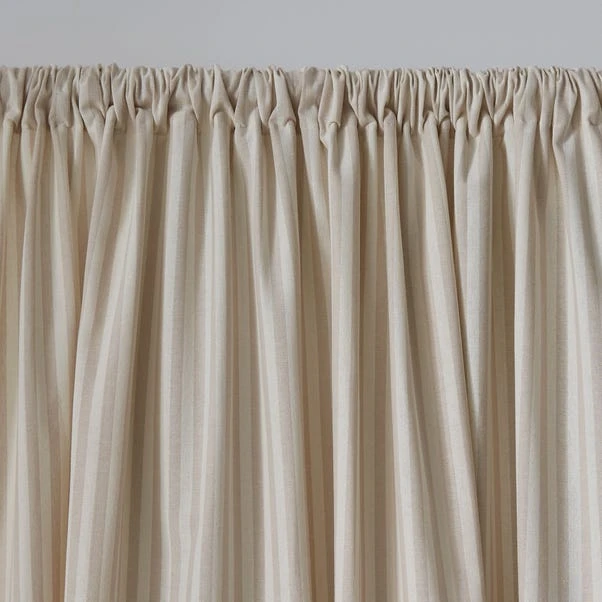 Linford Stripe Unlined Slot Top Curtains 16 Linford Stripe Unlined Slot Top Curtains - Image 16
