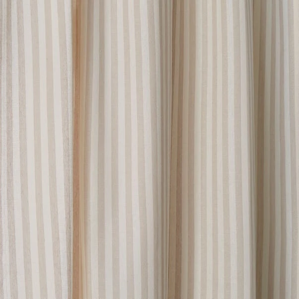 Linford Stripe Unlined Slot Top Curtains 18 Linford Stripe Unlined Slot Top Curtains - Image 18