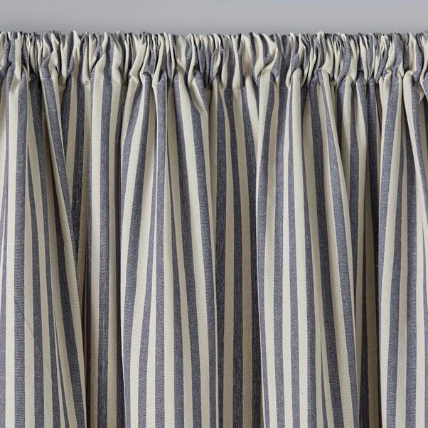 Linford Stripe Unlined Slot Top Curtains 11 Linford Stripe Unlined Slot Top Curtains - Image 11