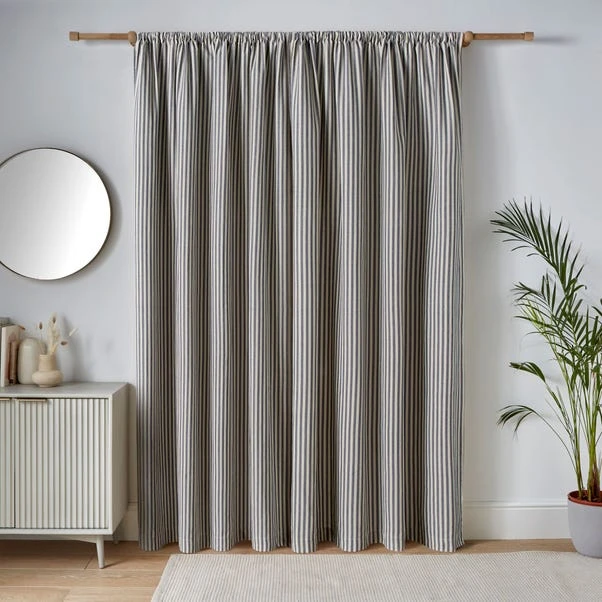 Linford Stripe Unlined Slot Top Curtains 14 Linford Stripe Unlined Slot Top Curtains - Image 14