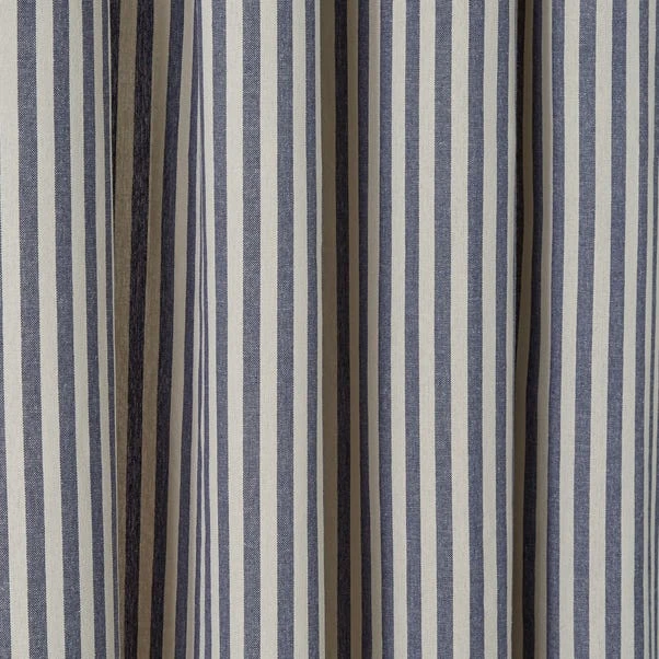 Linford Stripe Unlined Slot Top Curtains 8 Linford Stripe Unlined Slot Top Curtains - Image 8
