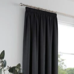 Fusion Galaxy Dim Out Pencil Pleat Curtains -Home Decor Shop 30884972