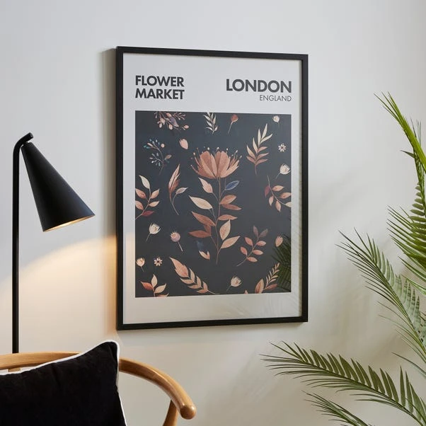Flower Market London Framed Print 1 Flower Market London Framed Print