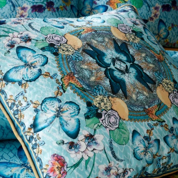 Matthew Williamson Heritage Butterfly Square Feather Filled Cushion 2 Matthew Williamson Heritage Butterfly Square Feather Filled Cushion - Image 2