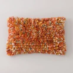 Ava Fluffy Texture Rectangle Cushion -Home Decor Shop 30892852 alt01