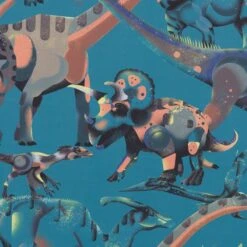 Age Of Dinosaurs Blackout Blue Roller Blind 36 Age Of Dinosaurs Blackout Blue Roller Blind -Home Decor Shop 30893866 alt01