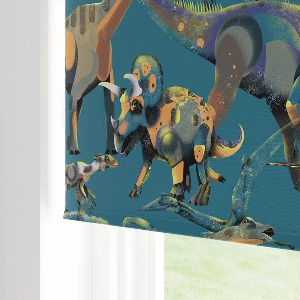 Age Of Dinosaurs Blackout Blue Roller Blind 15 Age Of Dinosaurs Blackout Blue Roller Blind - Image 15