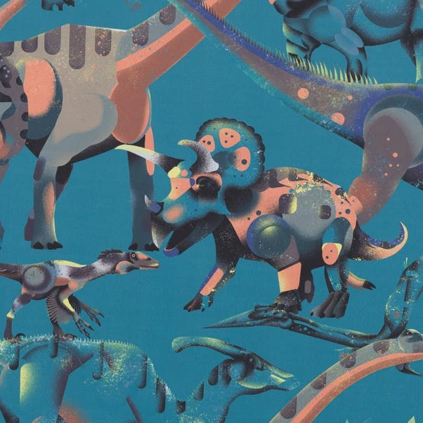 Age Of Dinosaurs Blackout Blue Roller Blind 7 Age Of Dinosaurs Blackout Blue Roller Blind - Image 7