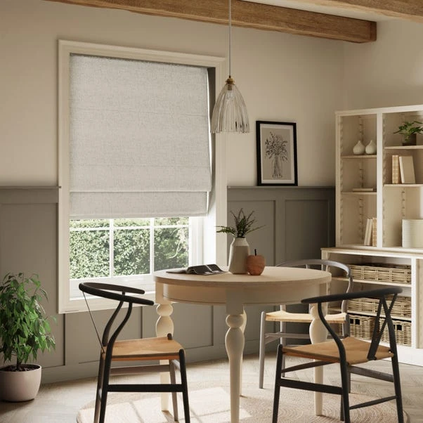 Belton Linen Natural Roman Blind 6 Belton Linen Natural Roman Blind - Image 6