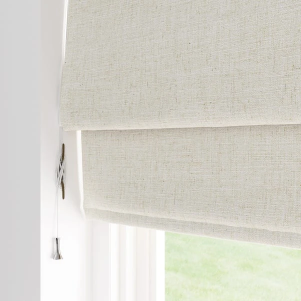 Belton Linen Natural Roman Blind 10 Belton Linen Natural Roman Blind - Image 10