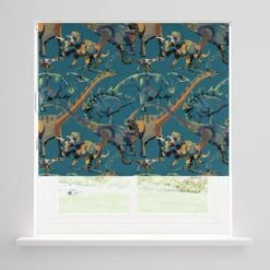 Age Of Dinosaurs Blackout Blue Roller Blind 22 Age Of Dinosaurs Blackout Blue Roller Blind -Home Decor Shop 30894017 alt02