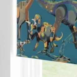 Age Of Dinosaurs Blackout Blue Roller Blind 24 Age Of Dinosaurs Blackout Blue Roller Blind -Home Decor Shop 30894017 alt04