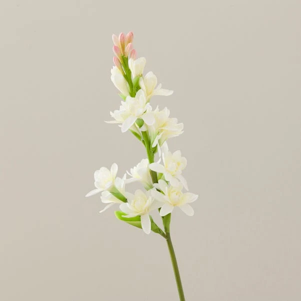 Artificial White Tuberose Stem 2 Artificial White Tuberose Stem - Image 2