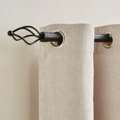 Caged Ball Extendable Metal Curtain Pole -Home Decor Shop 30897991 alt03