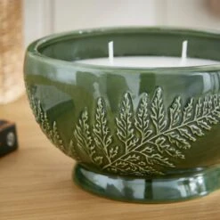 Churchgate Olive Leaf & Fern Round Multi Wick Candle -Home Decor Shop 30899598 alt02