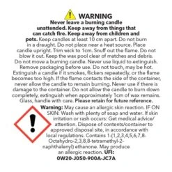 Black Tea And Patchouli Multi Wick Candle -Home Decor Shop 30899689 alt09