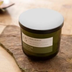 Leather And Teak Multi Wick Candle -Home Decor Shop 30899692 alt03