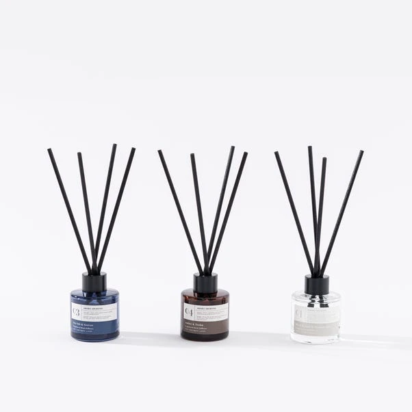 Set Of 3 Black Pepper & Sandalwood, Amber & Tonka And Sea Salt & Vetiver Diffuser Gift Set 4 Set Of 3 Black Pepper & Sandalwood, Amber & Tonka And Sea Salt & Vetiver Diffuser Gift Set - Image 4