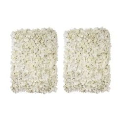 Set Of 2 Artificial Hydrangea Flower Wall Panels 14 Set Of 2 Artificial Hydrangea Flower Wall Panels -Home Decor Shop 30901246 alt02